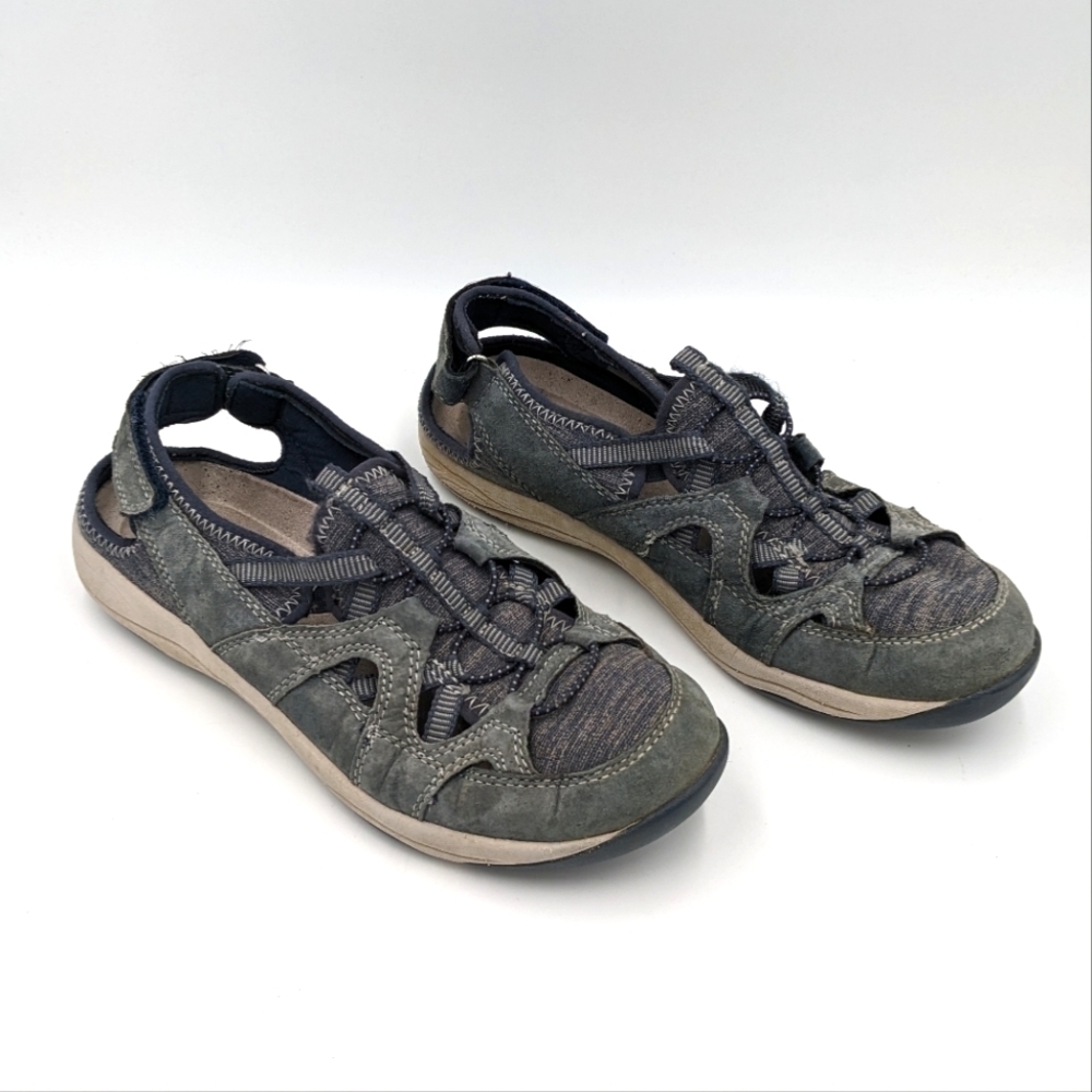 Earth Origins Skye Sid Sandal Shoe Navy Blue 8